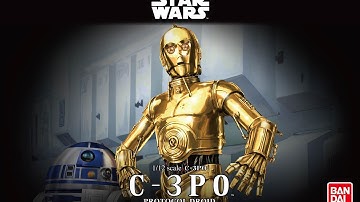 Bandai Star Wars C-3PO Unboxing & Review  1/12 Scale Model