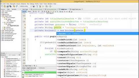 Galgje 4  - Howest Brugge Toegepaste Informatica SSE Java