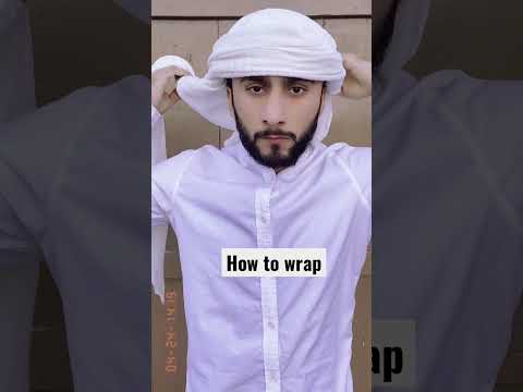 How to wrap #arabic #shorts #wrap #shemagh #1million #viral