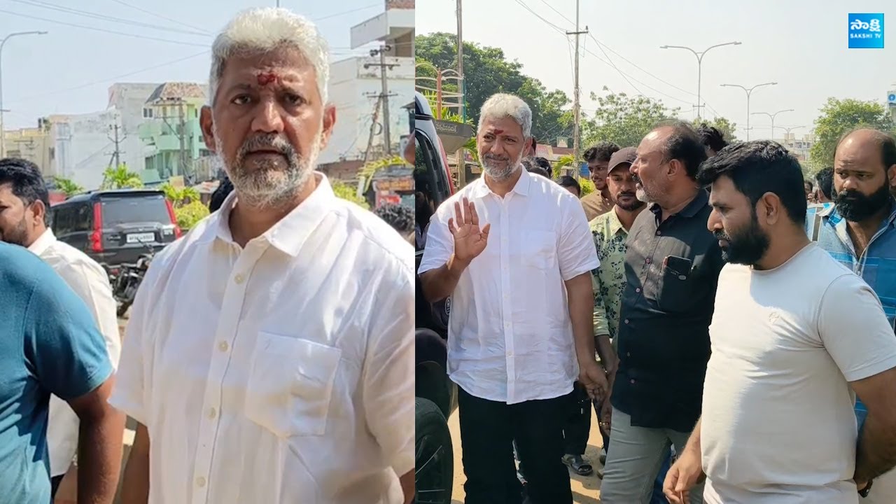 Vallabhaneni Vamsi Latest Visuals At Gannavaram Police Station 