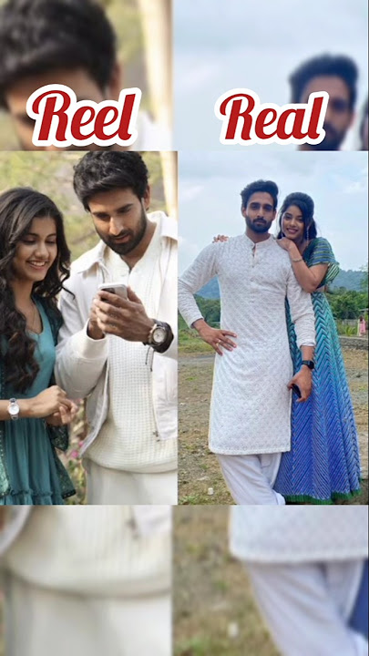 Reel 🆚 Real ♥️All star plus famous serial star cast real life #viralshort #couplegoals #love