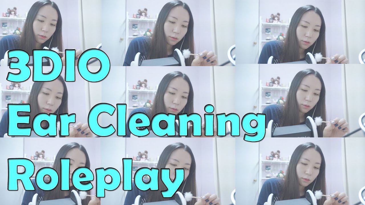 3DIO 한국어 ASMR / EAR CLEANING ROLEPLAY / 귀청소 + 귀마사지 /