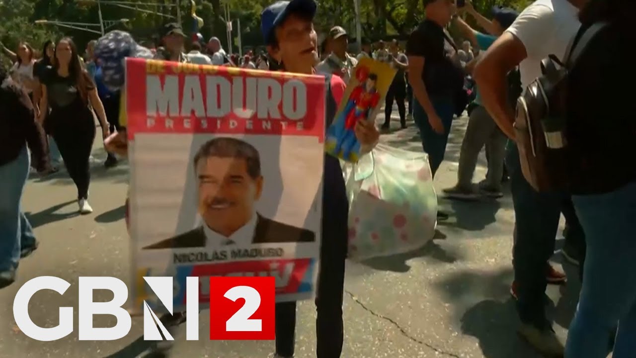 WATCH: Venezuela government supporters march in Caracas as legislature convenes for new term
