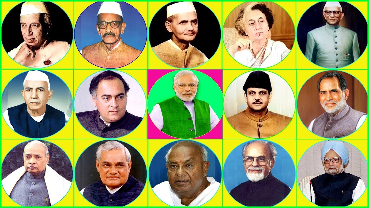 All Prime Minister Of India Photo With Name