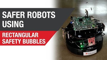 Safer robots using rectangular safety bubbles