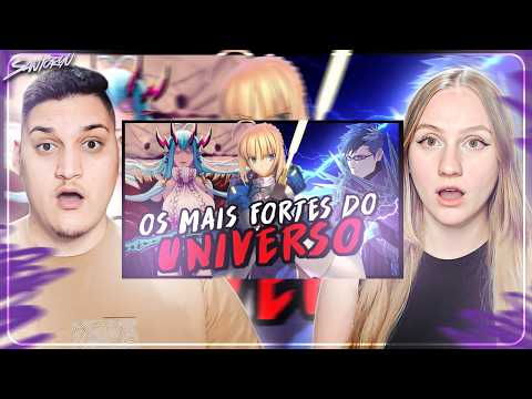 TOP 10 SERVOS SABERS MAIS FORTES DE FATE - REACT EM CASAL