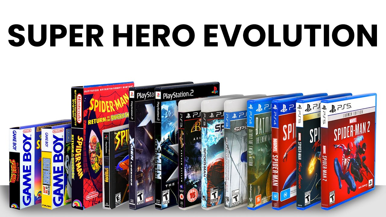 Evolution of Super Hero Games (1990-2024)
