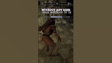 Skyrim: How to Level Sneak FAST (Bleak Falls Barrow Trick) #elderscrolls #gaming #secrets #skyrim