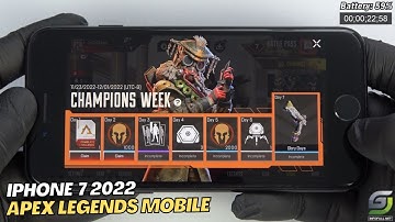 iPhone 7 test game Apex Legends Mobile APM