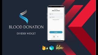 Blood Donation App using Bloc + Firebase(Divider Widget) || اردو / हिंदी