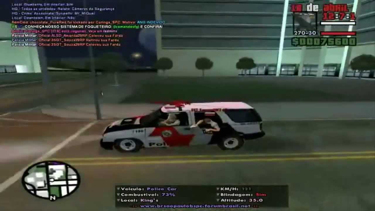 GTA SAMP FORÇA TATICA PERSEGUIÇÃO