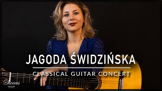 JAGODA ŚWIDZIŃSKA  Online Guitar Concert | Tarrega, BACH, Llobet, Turina | Siccas Guitars