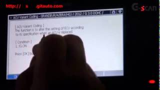 G scan Steering Angle Sensor  ACU Variant Coding function on a Hyundai Grandeur Azera 2012‬   YouTub