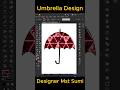 Adobe Illustrator Umbrella Design | Easy Pattern Design ☂️