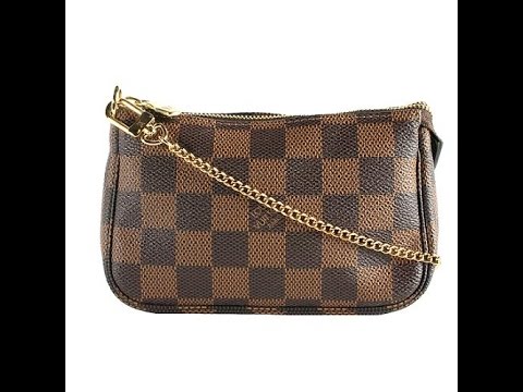 Reveal: Louis Vuitton Mini Pochette Damier Ebene - YouTube