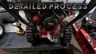 Craftsman Troy Bilt Snow Blower Won't Start Surges Carburetor Cleaning Done W/ Ultrasonic Rebuild