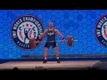 Jared fleming usa 167 kg snatch 2015 world championships