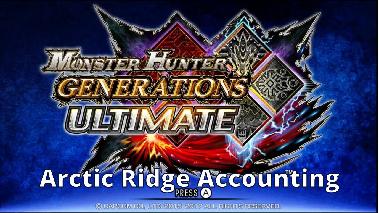 Arctic Ridge Accounting - Monster Hunter Generations Ultimate ...