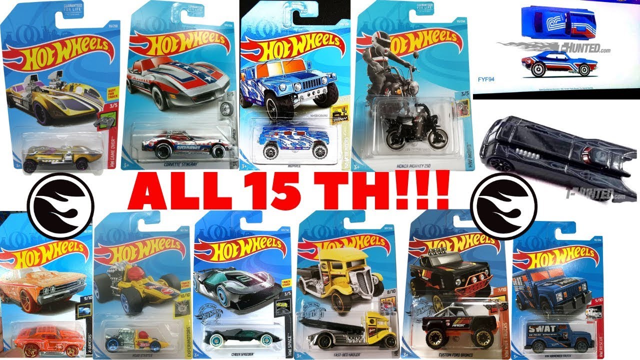 2019 hot wheels treasure hunt checklist