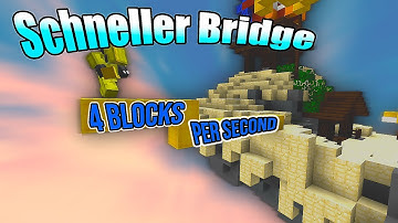 How to Schneller Bridge (Easiest Bridging Method in Minecraft History)