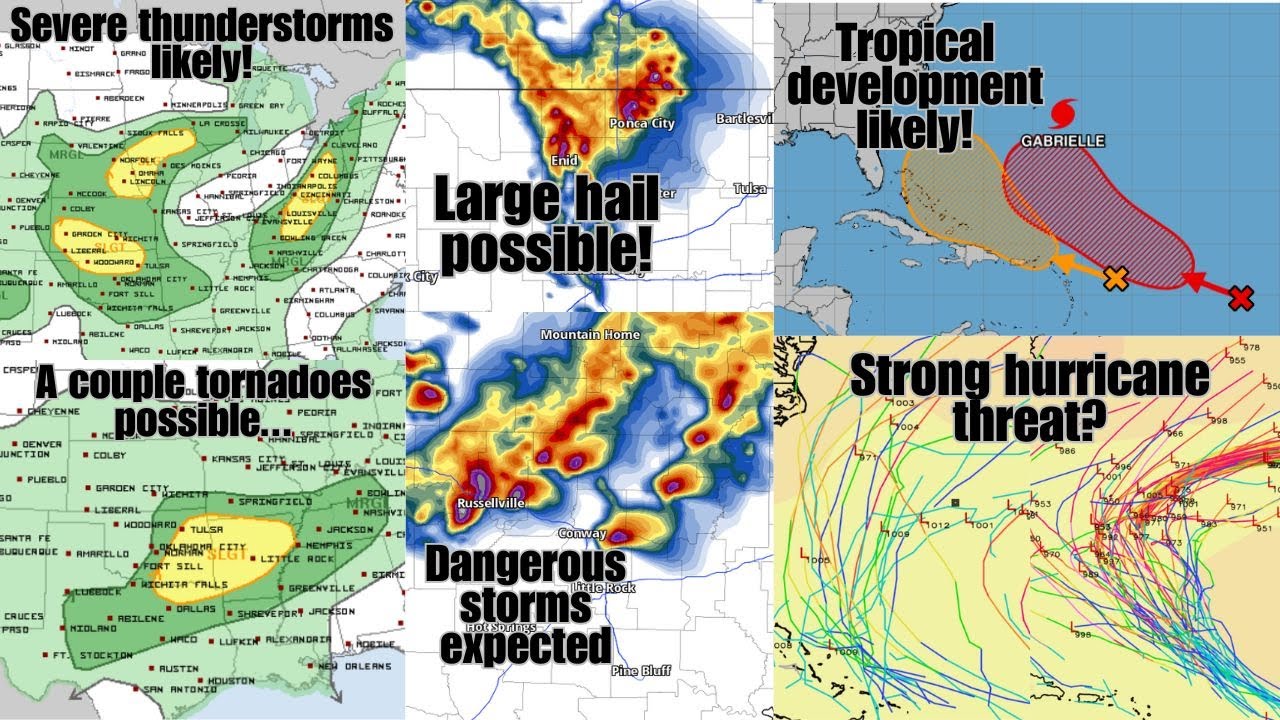 Severe storms to bring all hazards including tornadoes to the U.S. with ...