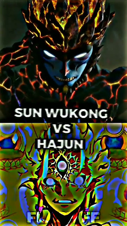 SUN WUKONG VS HAJUN #shorts#anime