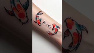 The Best Pisces Zodiac Tattoos #shorts #tattoo #zodiac
