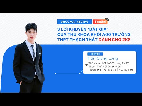 3 "Invaluable" Tips from the Valedictorian of Thach That High School (Block A00) – The Golden Gui...