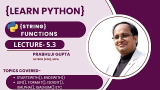 Ultimate Guide to Python String Functions for Beginners | Lecture: 5.3