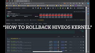 How-To Rollback HiveOS Kernel