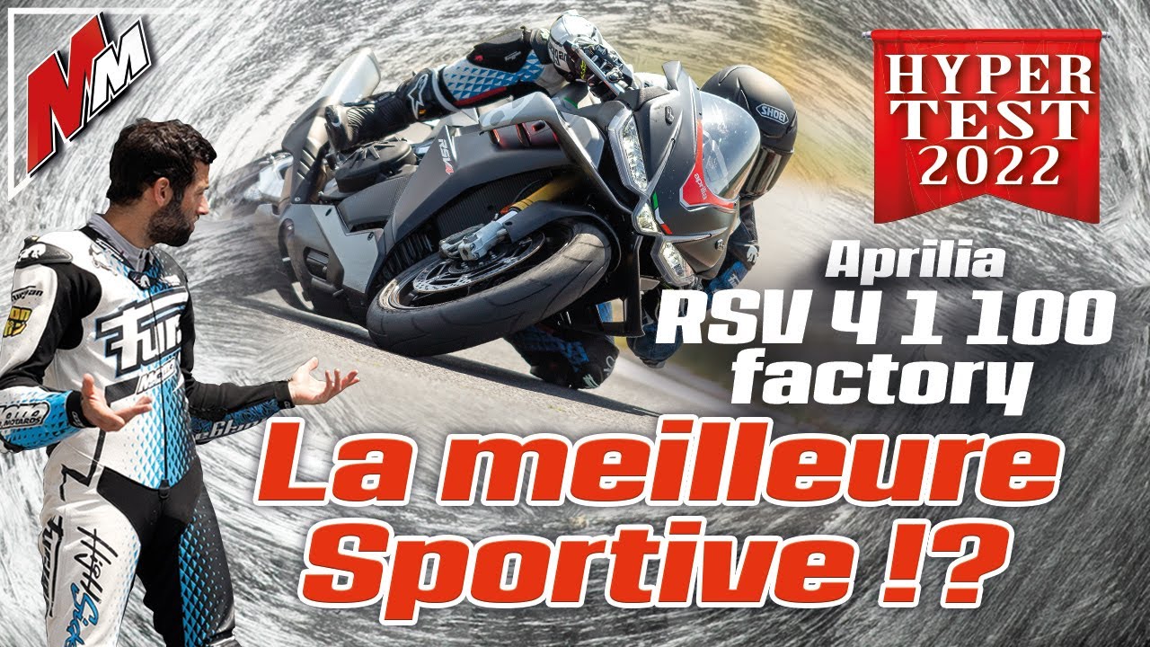 Hypertest 2022 : Aprilia RSV4 1100 et RSV4 Factory 1100