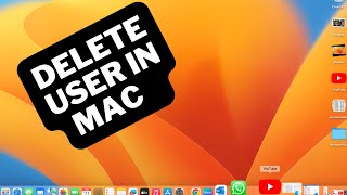 How to Delete Users In MacBook | MacBook Air, MacBook Pro & iMac