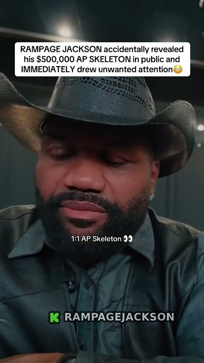 Rampage Jackson flexes $500K watch 👀