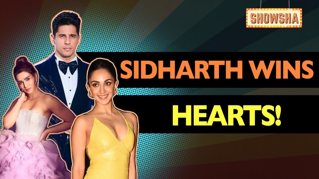 Sidharth Malhotra Plays A Gentleman & A Perfect Partner At Award Event | Kiara Advani | Kriti Sanon