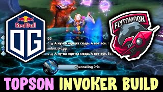 OG vs FTM —  Topson LEGENDARY Invoker BUILD with Meteor Hammer screenshot 4