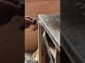 Cut off excess remaining resin fibers #tutorial #woodworking #resin