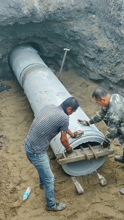 Download lagu Precast Concrete Pipe Installation and Laying Construction Process