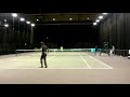 Prakash amritraj vs rohan bopanna  practice from the sidelines of the atp rotterdam event