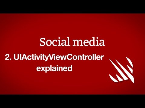 UIActivityViewController explained – Social media, part 2