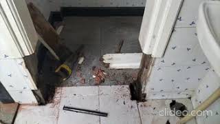 Upgrading Washroom Doors Wpc Frame And Door Replacement For 7 X 3 Section -Complete Repair Guide