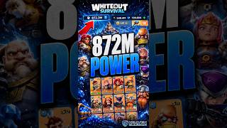 This Whiteout Survival Build Has 913K Gems &amp; 72 Transfer Passes 😳 #whiteoutsurvival #shorts