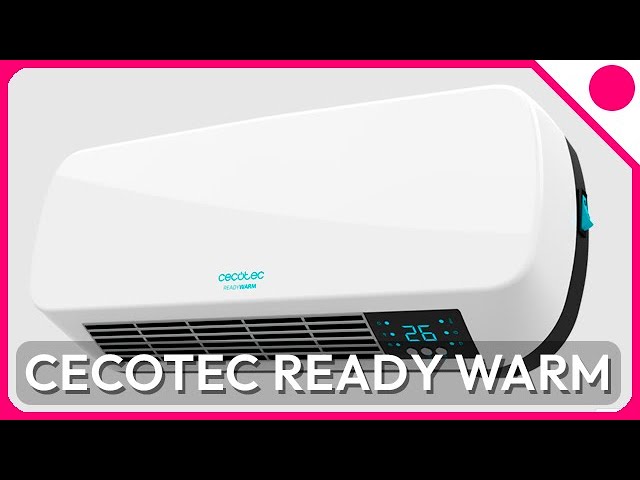 Cecotec Calefactor Baño Cerámico Ready Warm 6190 Ceramic Rotate Smart. 1500  W, Termostato Regulable, Pantalla LED, Control Táctil, Temporizado 24h,  Oscilación, Autoapagado : : Hogar y cocina