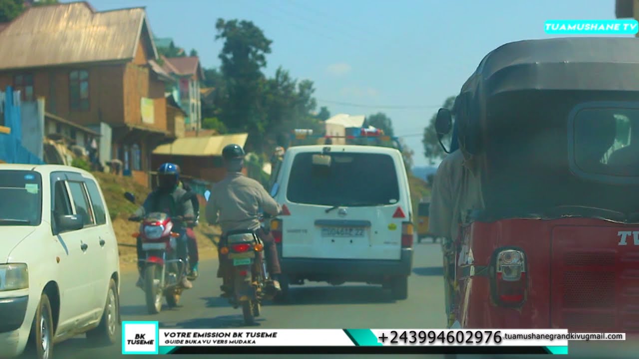 La route qui mène vers Mudaka/sud-kivu