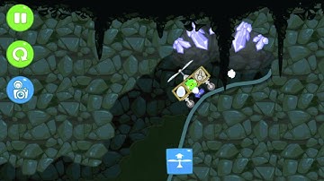 Bad Piggies Bonus Level 4-IX Flight in the night 3 STARS Walkthrough [HD]