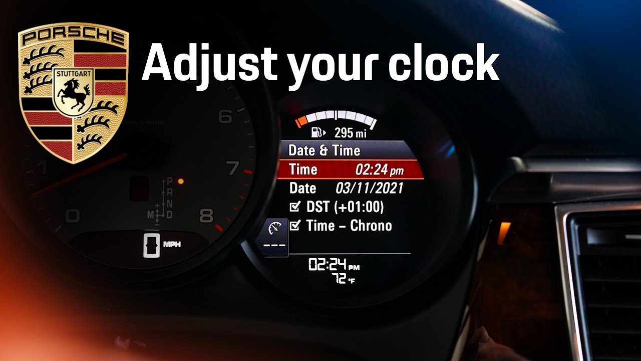 How To Change Clock On Macan?