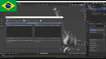 🇧🇷 FBX Converter para Importar Arquivos ASCII FBX no Blender 4.3