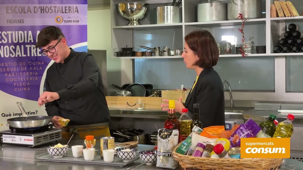 Del Paisatge a la Taula: Curri de llagostins flamejats al brandi amb llet de coco i arròs basmati