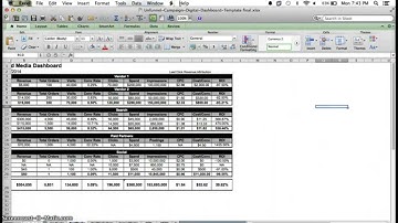Digital Campaign Analytics Dashboard [Excel Template]