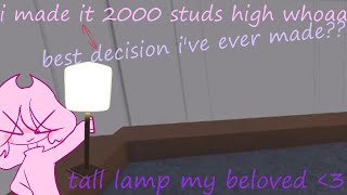 My 2000 stud adventure in SCP-3008 Roblox lol (Only I can make bad thumbnails now shush)