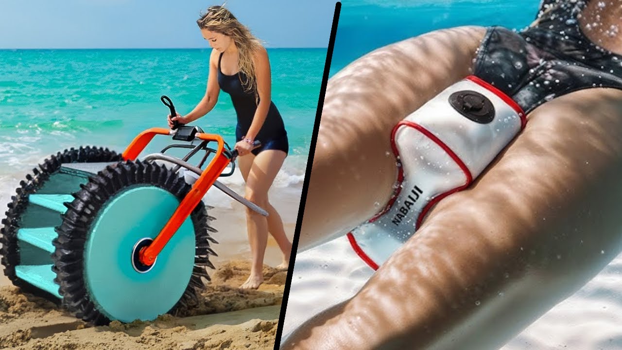 Beach inventions that won’t let you get bored on vacations - YouTube